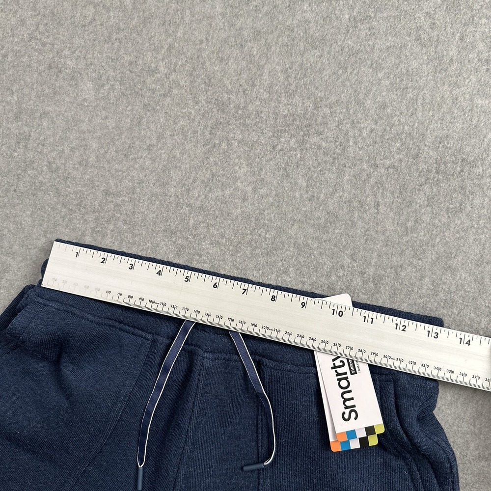 NEW Smartwool Recycled Terry Wide Leg Crop Sweatpants Womens S Dark Denim Blue‎ - Picture 6 of 11